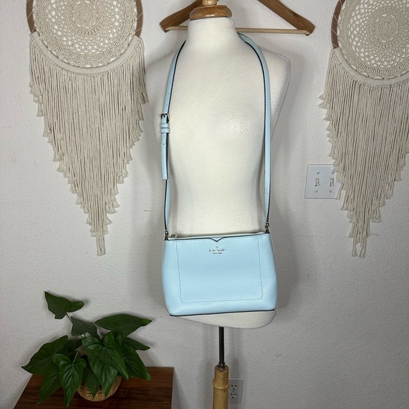 kate spade Handbags - Kate spade light baby blue crossbody bag purse